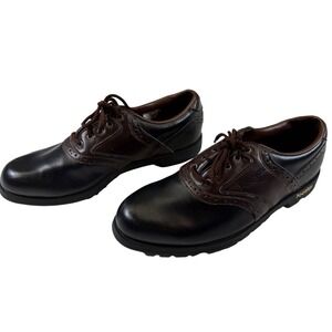 FOOTJOY Greenjoys Men's Golf Shoes Black Brown Size‎ 9 #45575